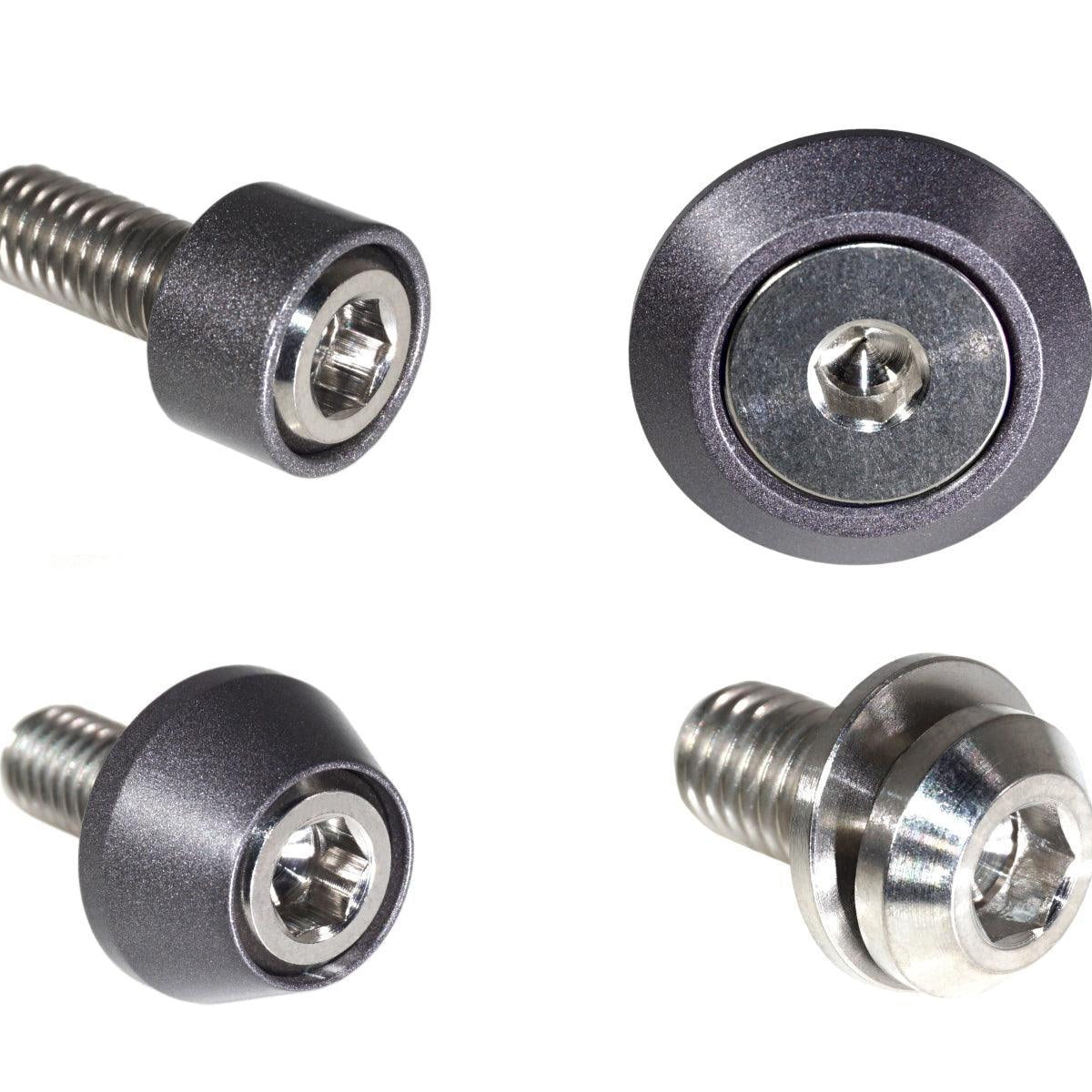 ZSPEC Interior Dress Up Bolts® Fastener Kit for 21+ Ford Bronco 2.7L, Titanium & Billet - Howling Moto