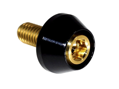 ZSPEC License Plate Bolts, SHSC M6x20 w/Washers, Grade-5 Titanium, 8-Pack - Howling Moto