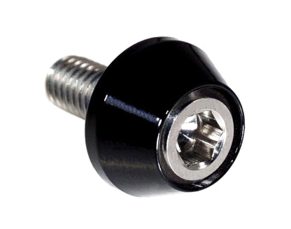 ZSPEC License Plate Bolts, SHSC M6x20 w/Washers, Grade-5 Titanium, 8-Pack - Howling Moto