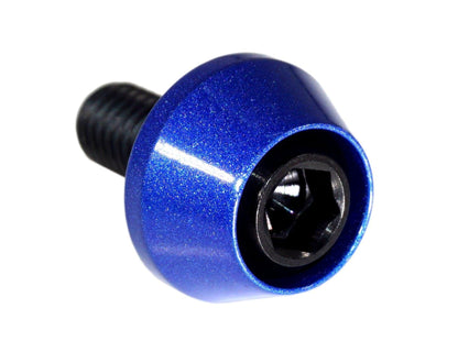 ZSPEC License Plate Bolts, SHSC M6x20 w/Washers, Grade-5 Titanium, 8-Pack - Howling Moto