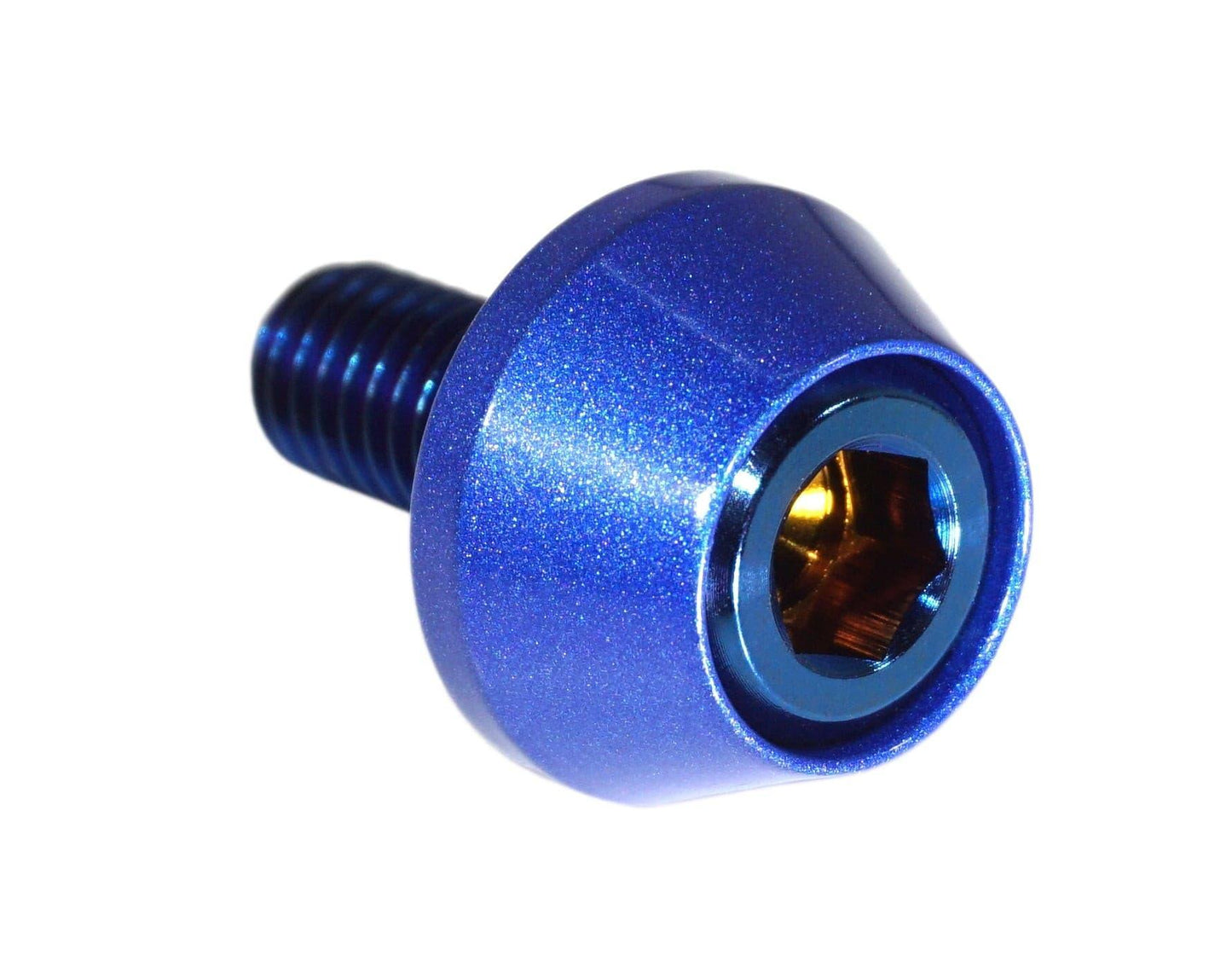 ZSPEC License Plate Bolts, SHSC M6x20 w/Washers, Grade-5 Titanium, 8-Pack - Howling Moto