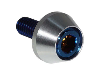 ZSPEC License Plate Bolts, SHSC M6x20 w/Washers, Grade-5 Titanium, 8-Pack - Howling Moto