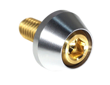 ZSPEC License Plate Bolts, SHSC M6x20 w/Washers, Grade-5 Titanium, 8-Pack - Howling Moto