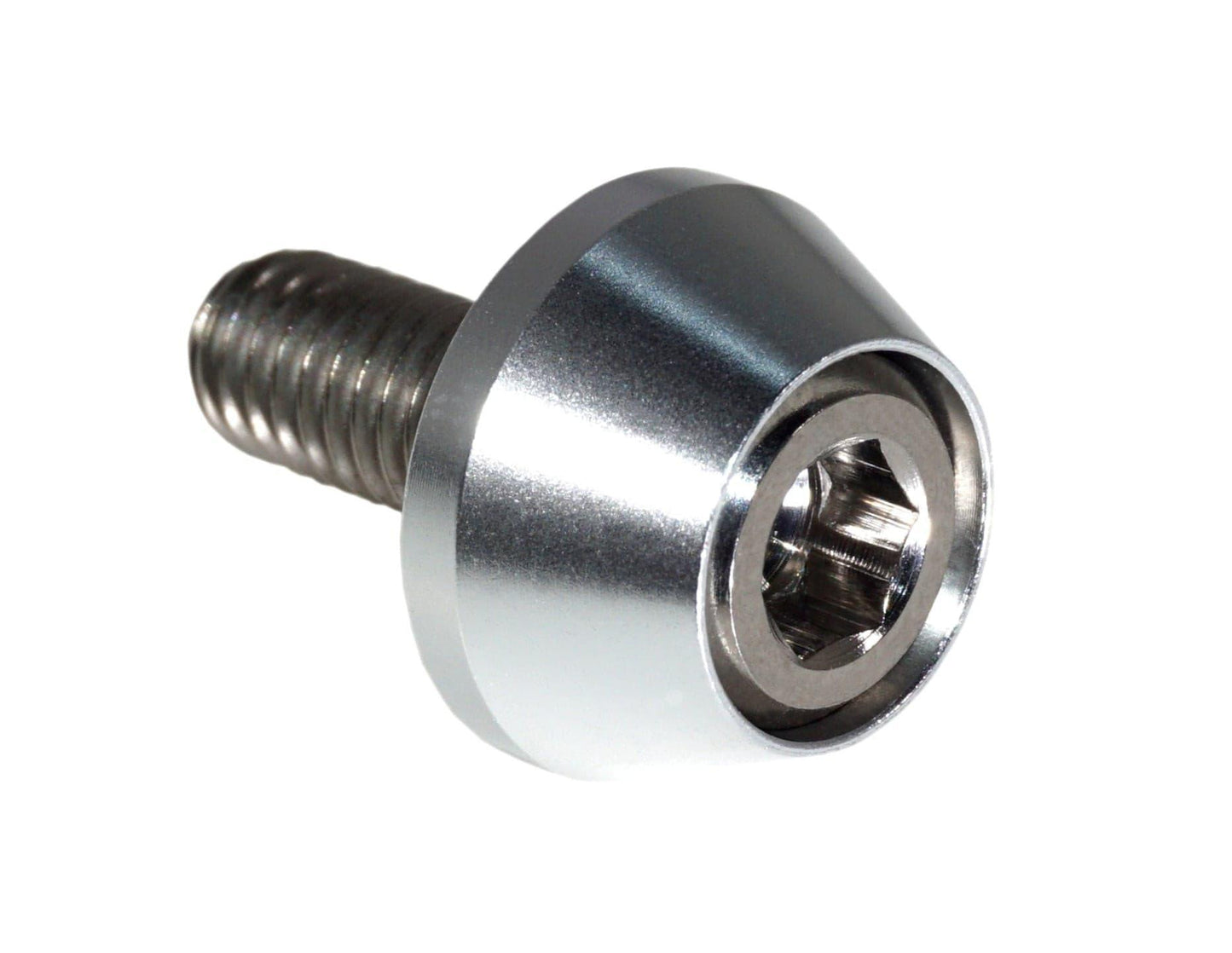 ZSPEC License Plate Bolts, SHSC M6x20 w/Washers, Grade-5 Titanium, 8-Pack - Howling Moto