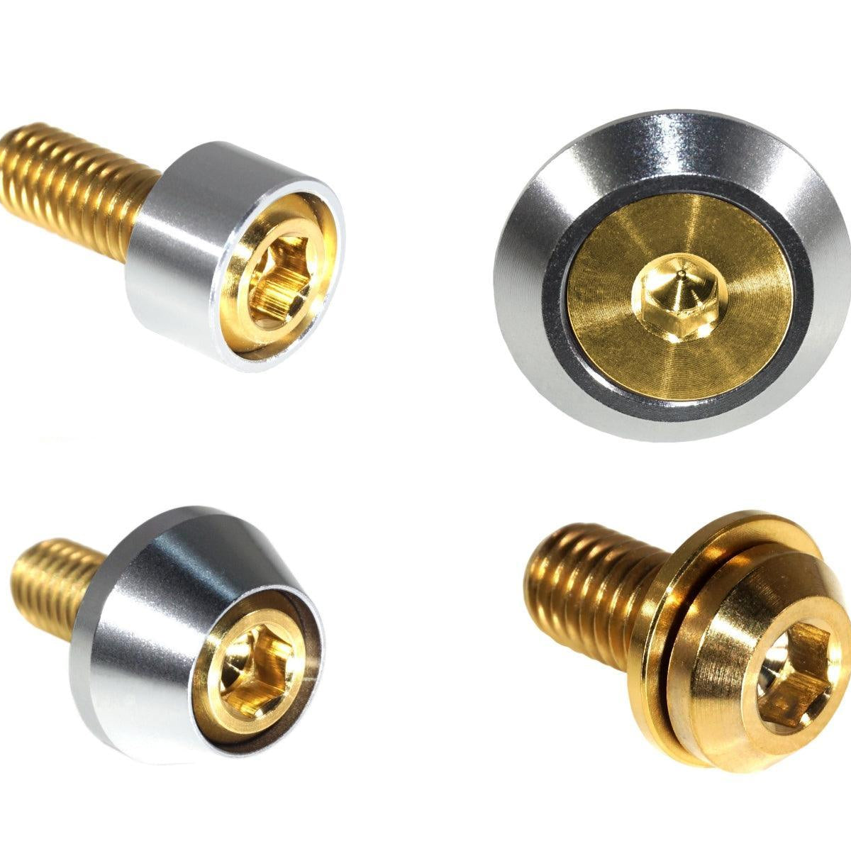 ZSPEC Interior Dress Up Bolts® Fastener Kit for 21+ Ford Bronco 2.7L, Titanium & Billet - Howling Moto