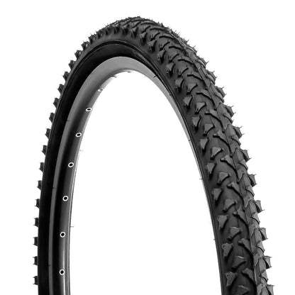 Hycline Rapids 26-inch mountain bike tire with knobby tread for off-road riding and durability on rough trails.