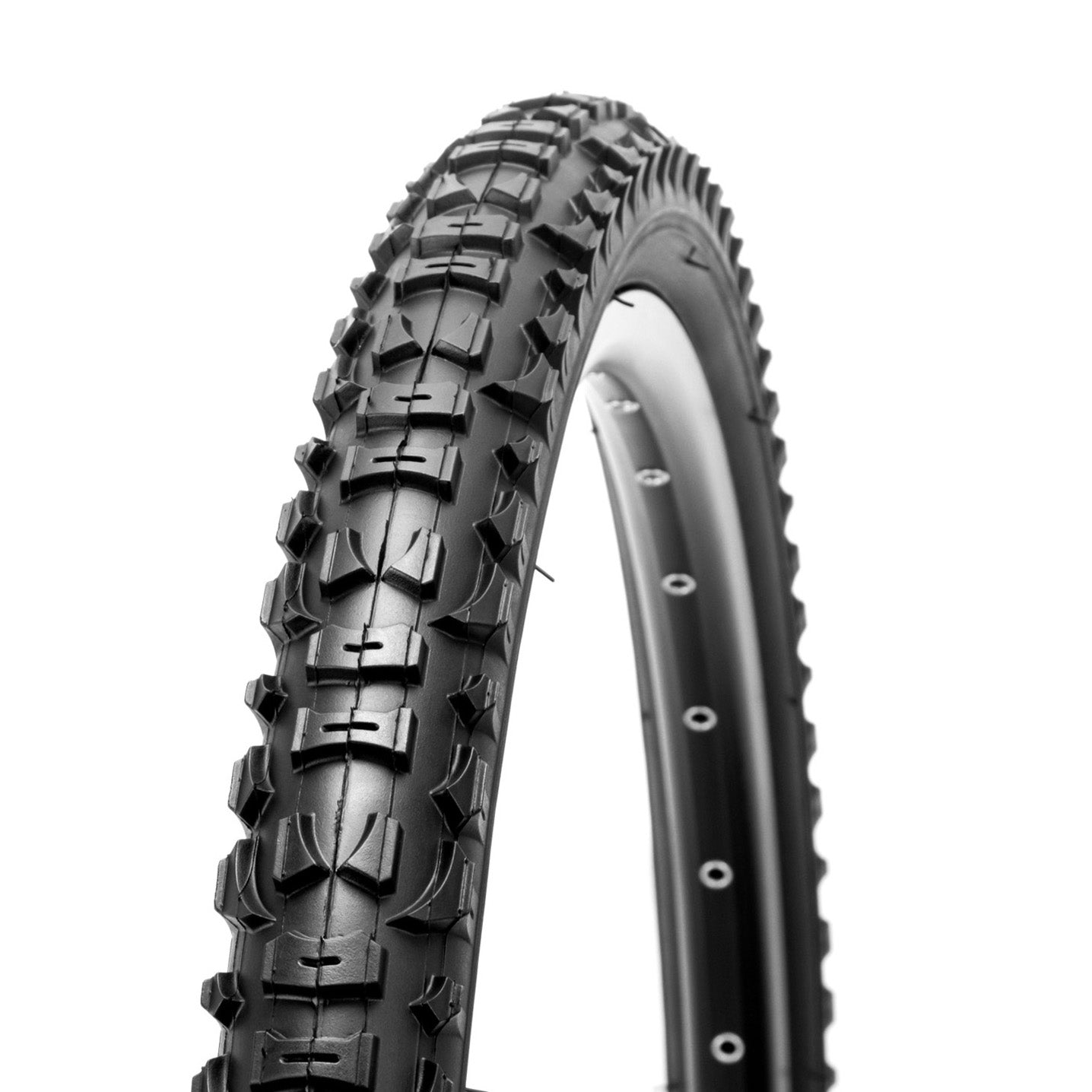 Hycline Terrclaw mountain bike tire in 20/24/26" × 1.95" size, featuring rugged tread for off-road riding.