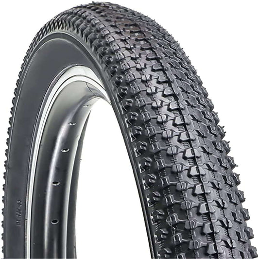 Hycline mountain bike tire in 20, 24, 26, or 27.5 inches, rugged off-road tire with textured tread for mountain biking performance.