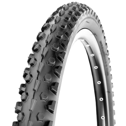 Hycline Siege Rim 26-inch by 2.1-inch mountain bike tire with rugged tread for off-road cycling.