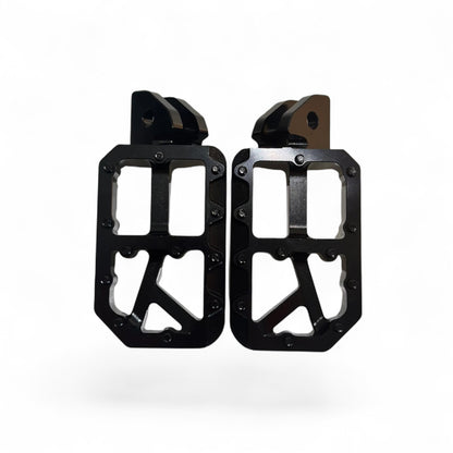 Black Wide Foot Pegs – Aluminum 7075 | Talaria, Surron, E-Ride Pro