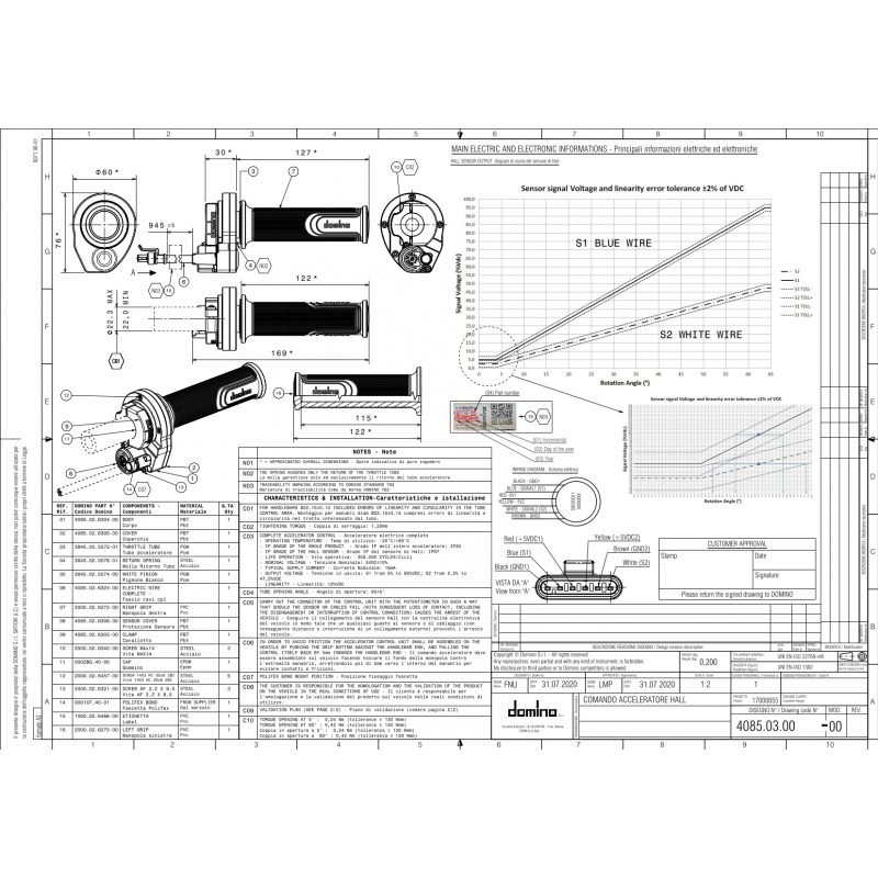 Domino Throttle Universal Throttle
