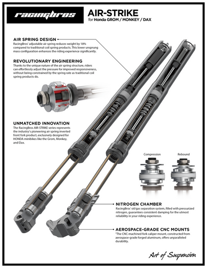 RACING BROS AIR-STRIKE FORKS GROM/MONKEY