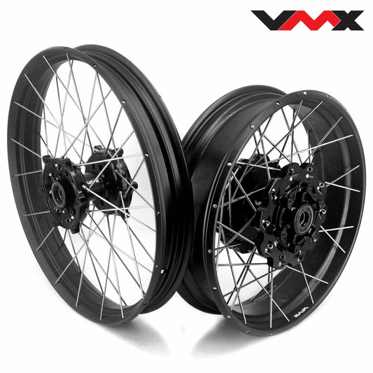 VMX 21" 18" Inch Alloy Tubeless Wheel Rims For KTM790 Adventure R 2019-2022 Black&Black - Howling Moto