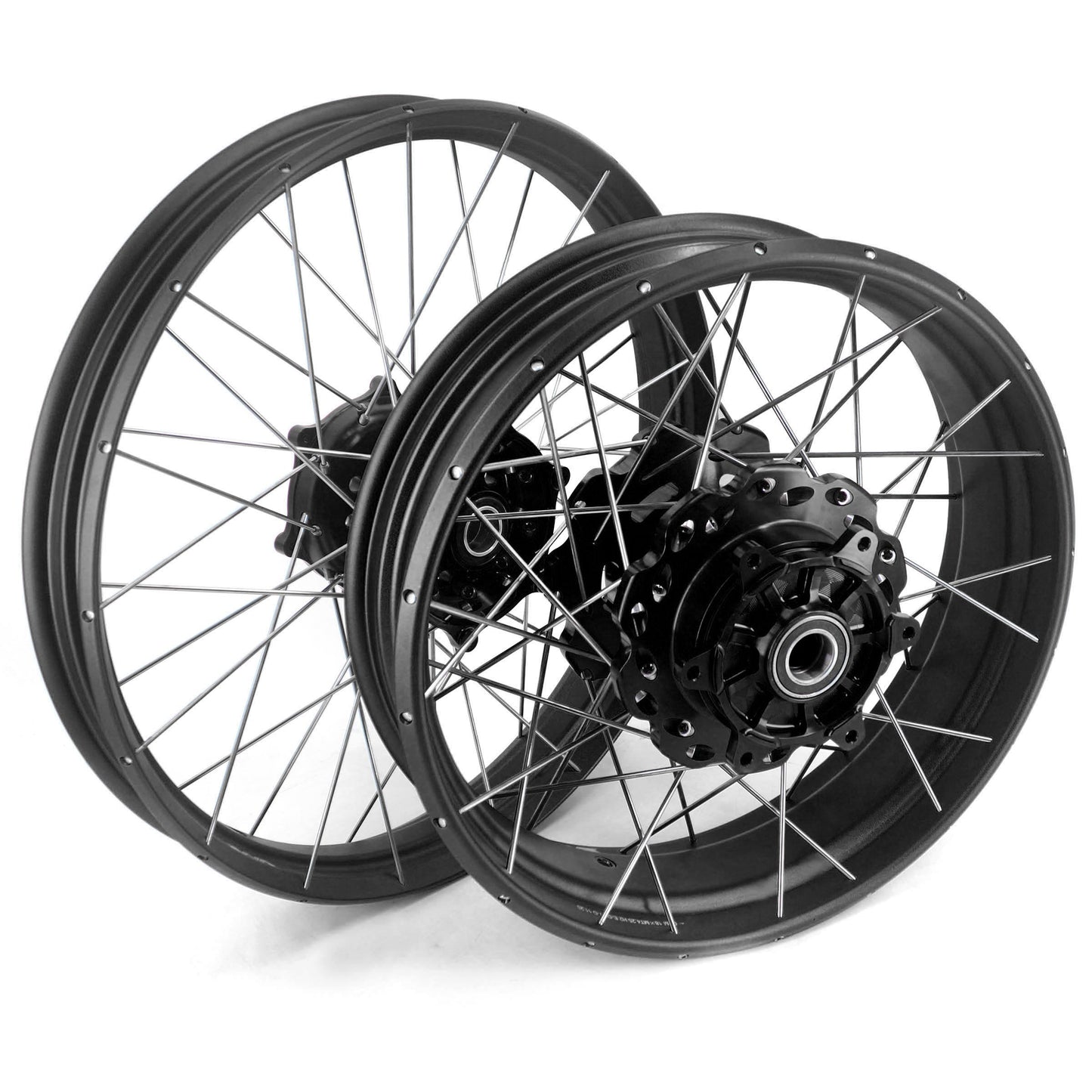 VMX 21" 18" Inch Alloy Tubeless Wheel Rims For KTM790 Adventure R 2019-2022 Black&Black - Howling Moto