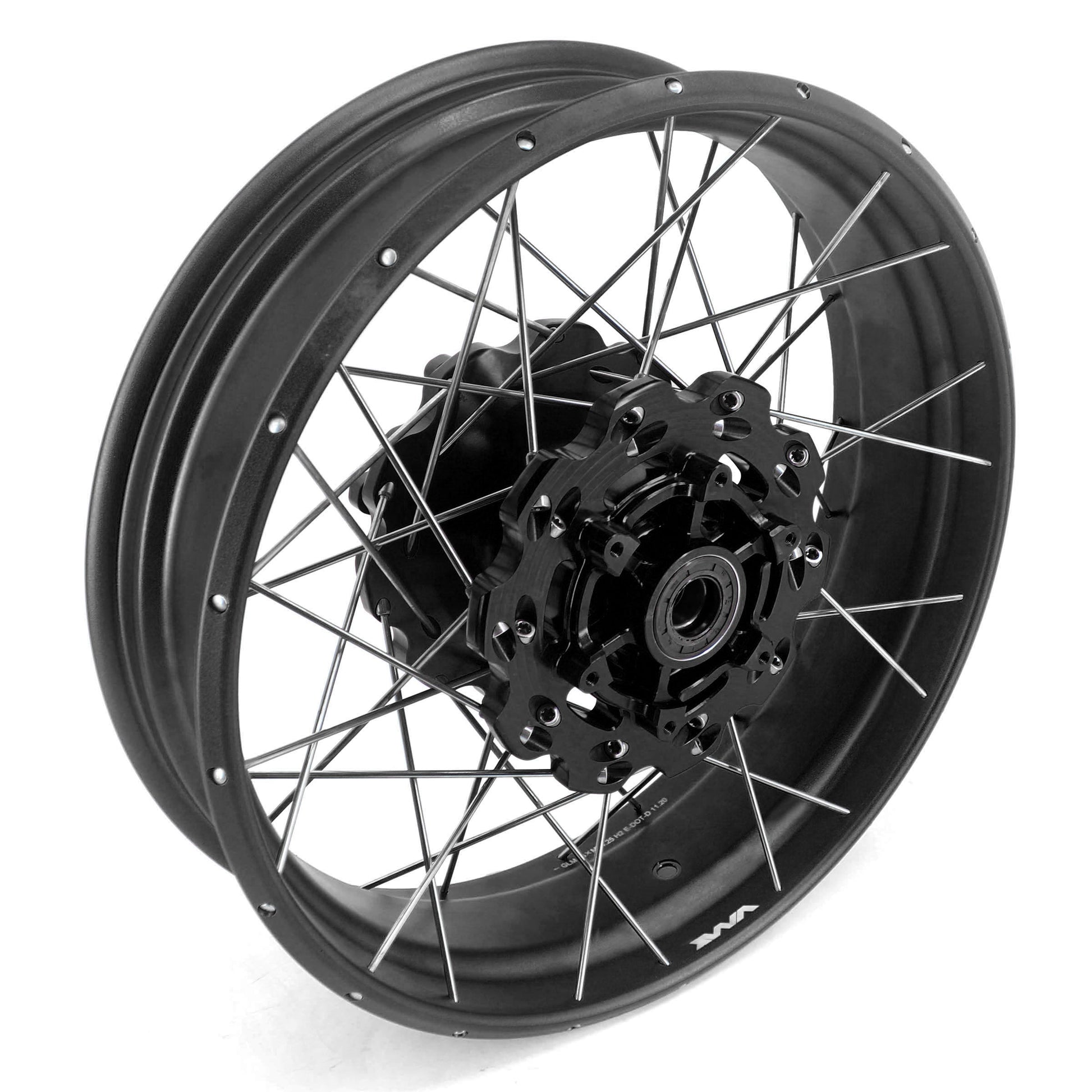 VMX 21" 18" Inch Alloy Tubeless Wheel Rims For KTM790 Adventure R 2019-2022 Black&Black - Howling Moto