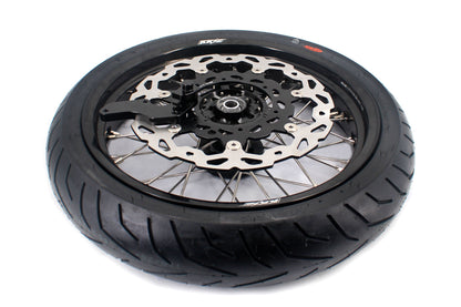 KKE CUSH DRIVE 3.5/4.25*17in. Supmermoto Wheels Kit For SUZUKI DRZ400SM 2005-2024 CST Tires - Howling Moto
