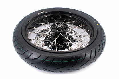 KKE CUSH DRIVE 3.5/4.25*17in. Supmermoto Wheels Kit For SUZUKI DRZ400SM 2005-2024 CST Tires - Howling Moto