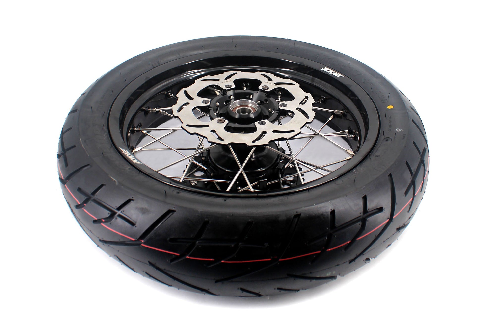 KKE CUSH DRIVE 3.5/4.25*17in. Supmermoto Wheels Kit For SUZUKI DRZ400SM 2005-2024 CST Tires - Howling Moto