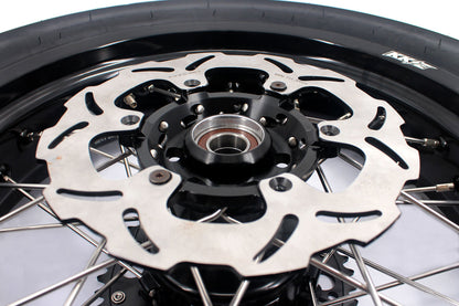 KKE CUSH DRIVE 3.5/4.25*17in. Supmermoto Wheels Kit For SUZUKI DRZ400SM 2005-2024 CST Tires - Howling Moto