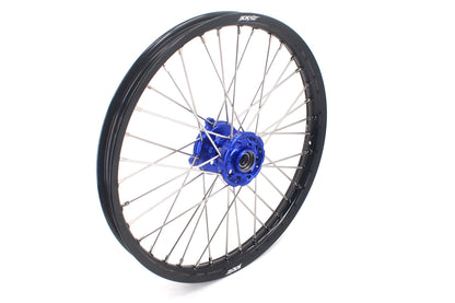 KKE 1.6*21 & 2.15*19 Wheels Rims Fit Kawasaki KX450 2019-2023 KX450X 2021-2023 Blue Hubs - Howling Moto