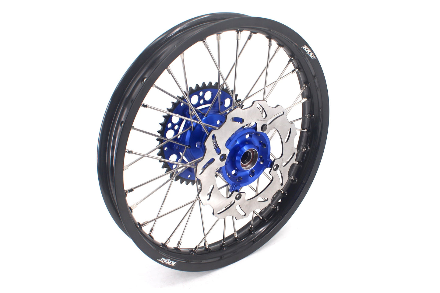 KKE 21 & 18 Off Road Spoked Wheels For KAWASAKI KX125 KX250 2003 2004 2005 Disc - Howling Moto