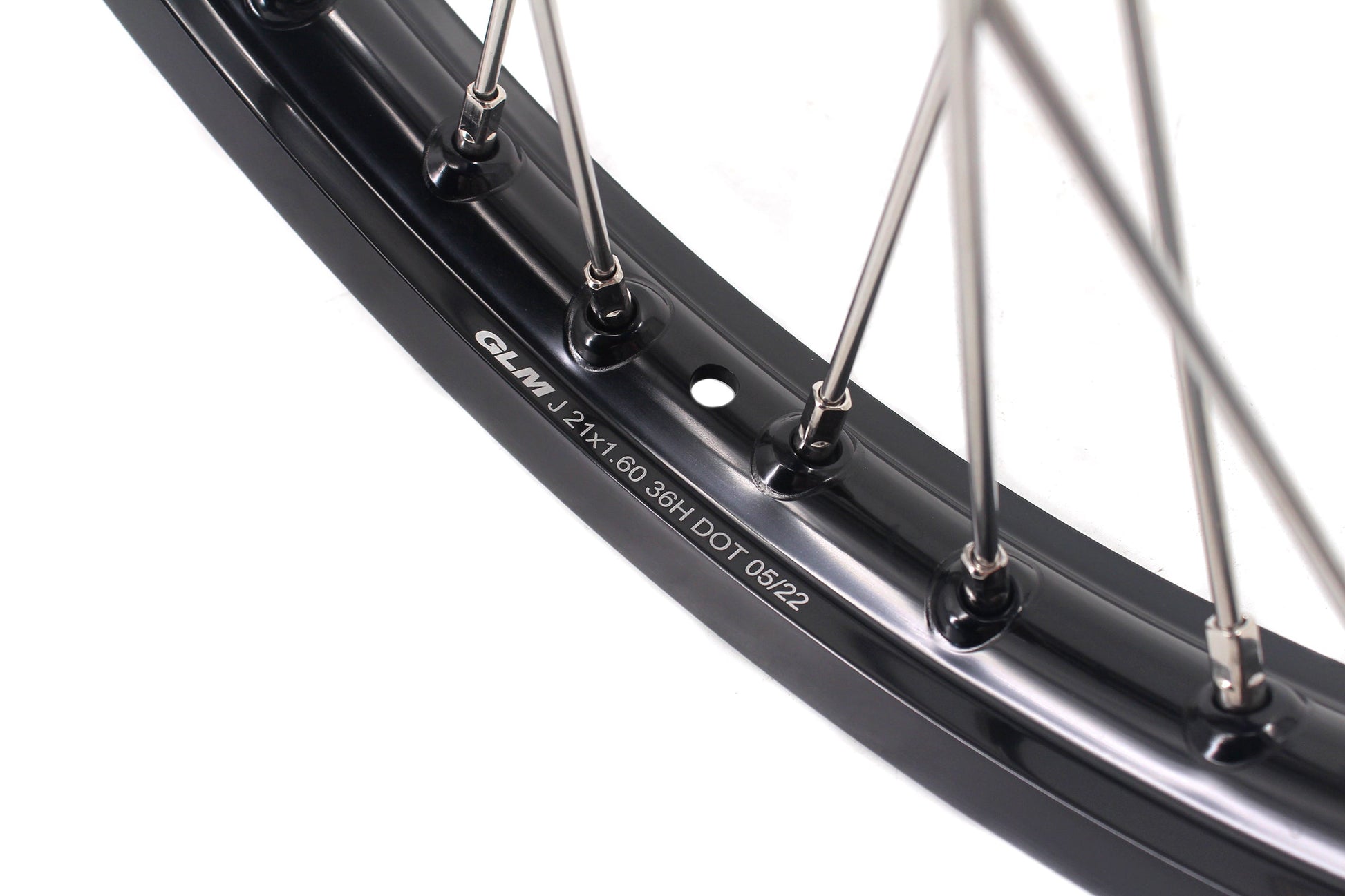 KKE 21 & 18 Off Road Spoked Wheels For KAWASAKI KX125 KX250 2003 2004 2005 Disc - Howling Moto