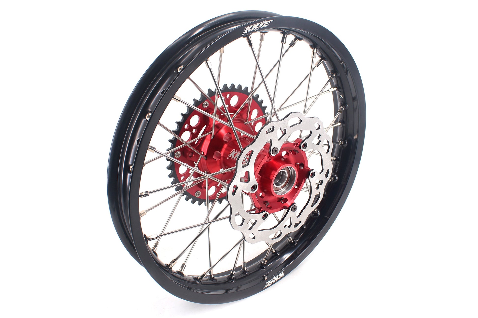 KKE 21" 18" Enduro Spoked Wheels For GAS GAS EC MC EX 125-450CC 2021-2025 Dirtbike Spoked Wheels Set - Howling Moto