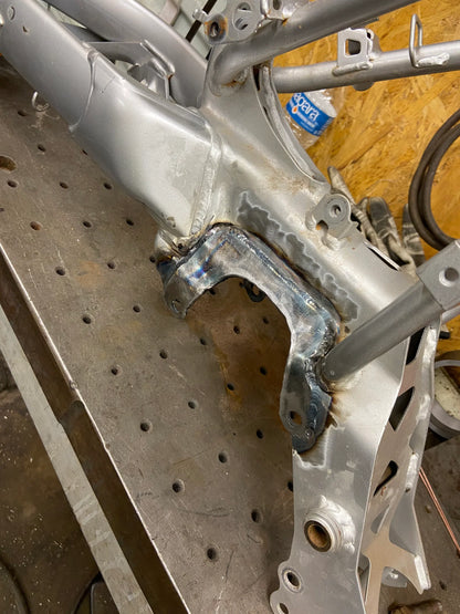 Kinetic MX CRF110 Frame Gusset Kit - weld on frame brace - Howling Moto
