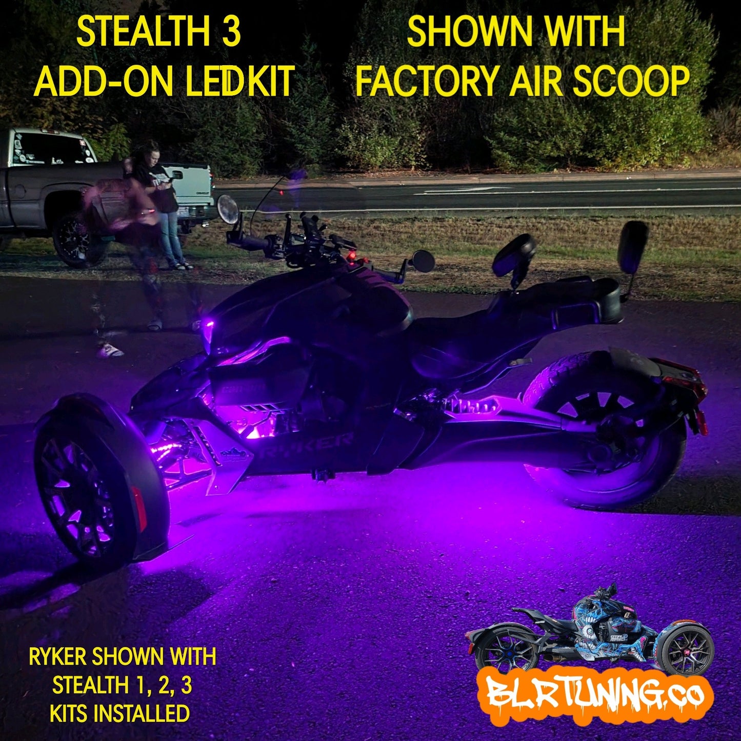 RYKER STEALTH 1 TO STEALTH 3 OR STEALTH 4 ADAPTER KIT - Howling Moto