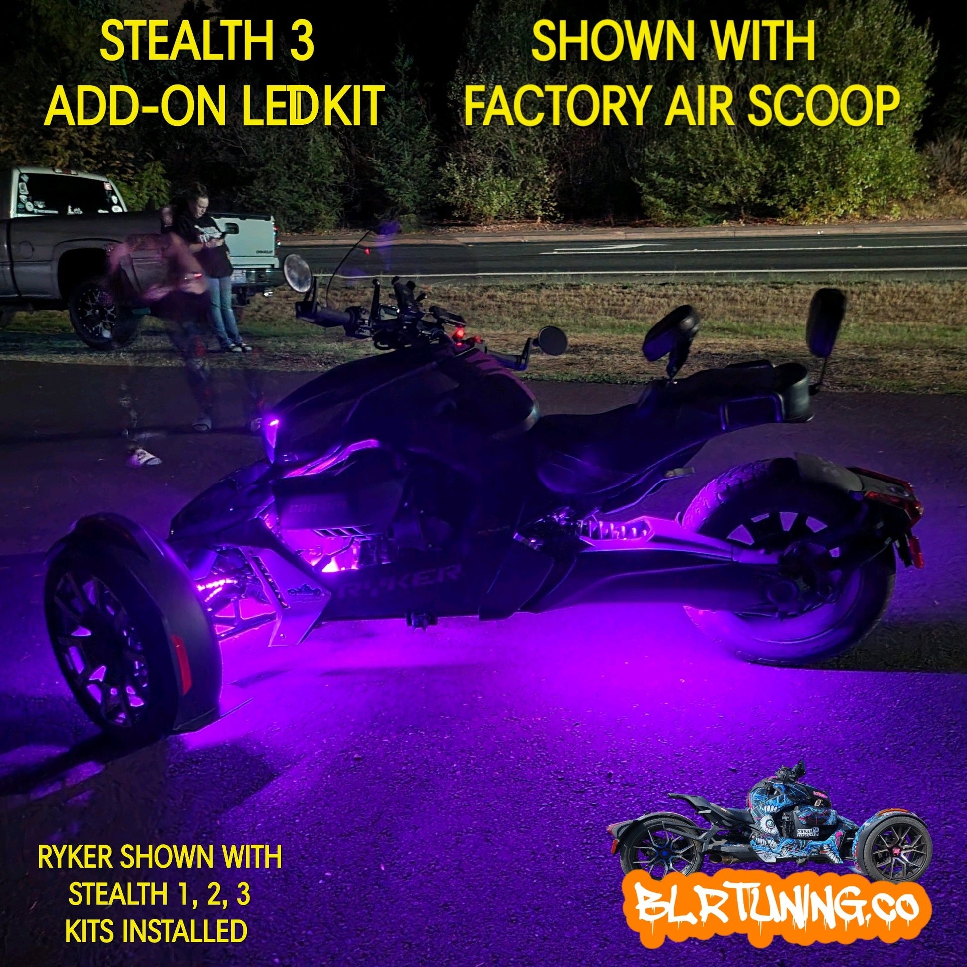 RYKER STEALTH 1 TO STEALTH 3 OR STEALTH 4 ADAPTER KIT - Howling Moto