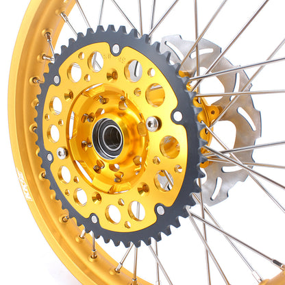 KKE 21 & 19 Wheels Gold Rims For SUZUKI RM125 2001-2007 RM250 2001-2008 - Howling Moto