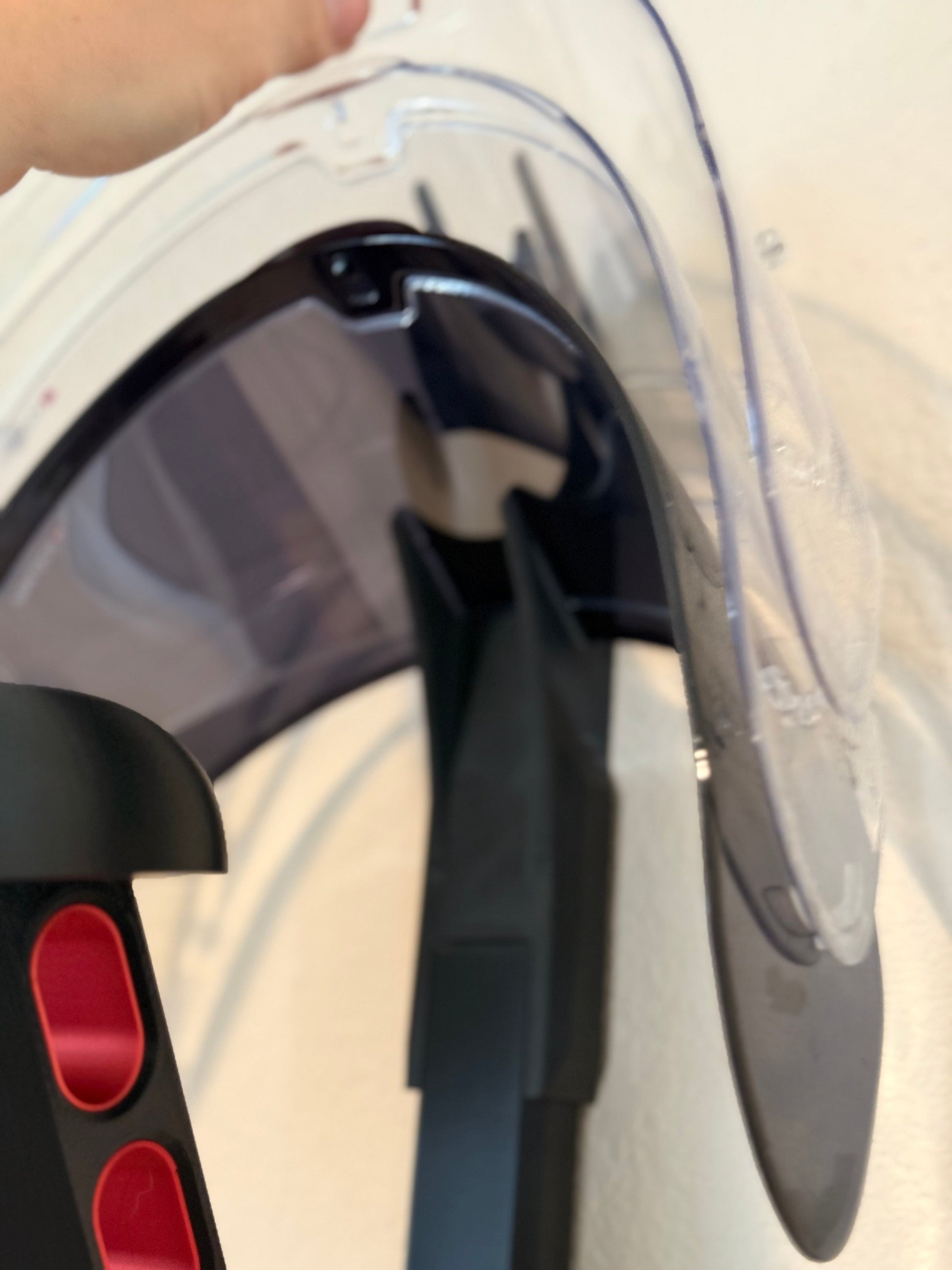 Helmet Visor Holder (Wall-Mount Add-On ONLY) - Howling Moto