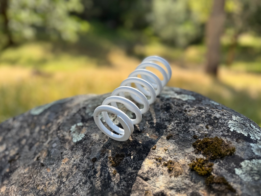 Electro & Co ETM RTR Kids Shock Spring, 25% softer, OEM & DNM compatible suspension upgrade for light riders.