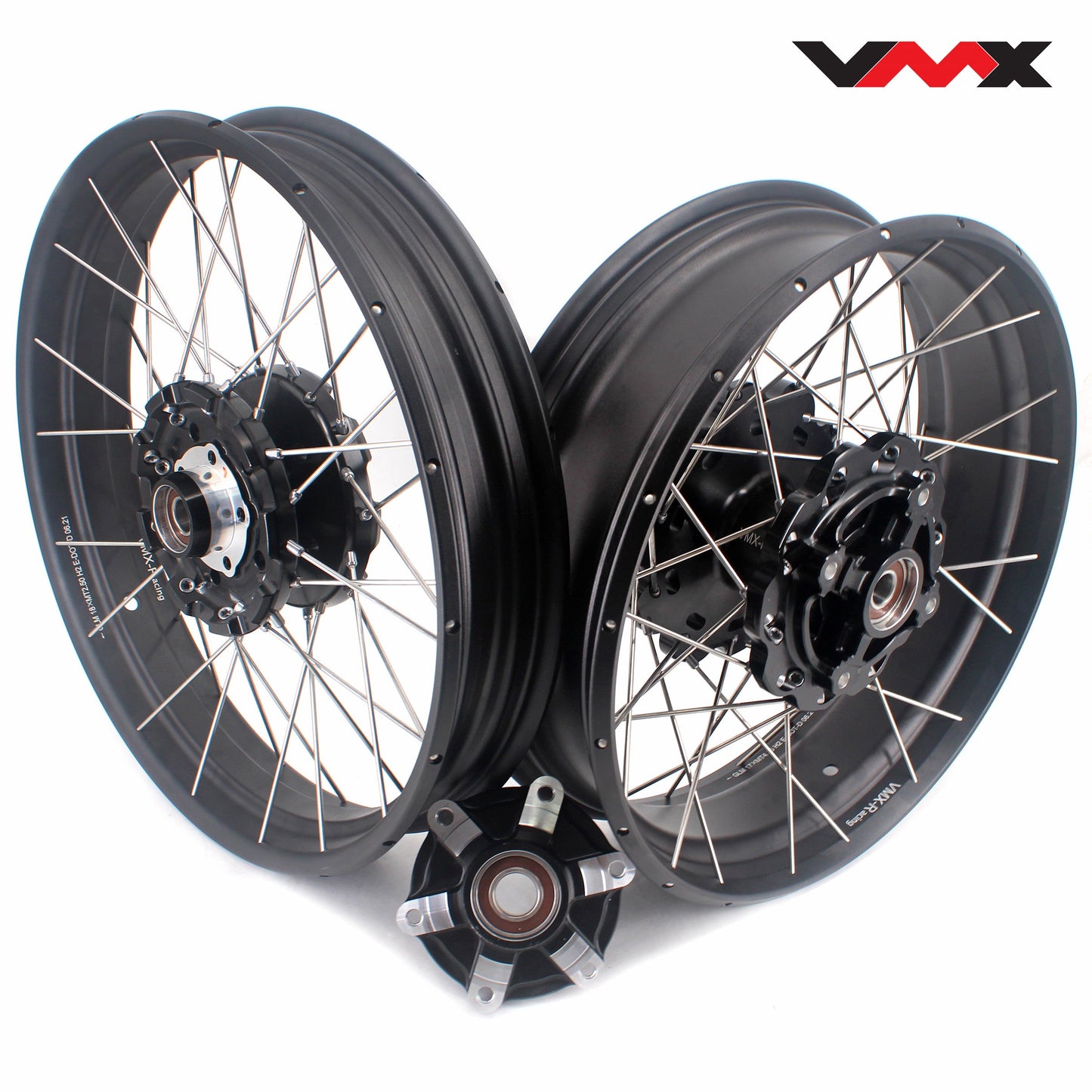 VMX-Racing 18" & 17" Tubeless Alloy Spoke Wheels For Triumph Bonneville T120/T100 2021-2024 - Howling Moto