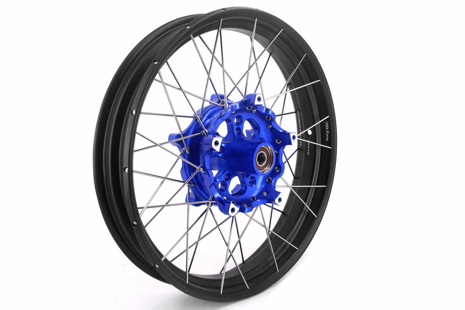 VMX 19" 17" Inch Tubeless Rims for BMW R1200GS R1200GS Adventure 2013-2020 Blue Hub & Black Rim - Howling Moto