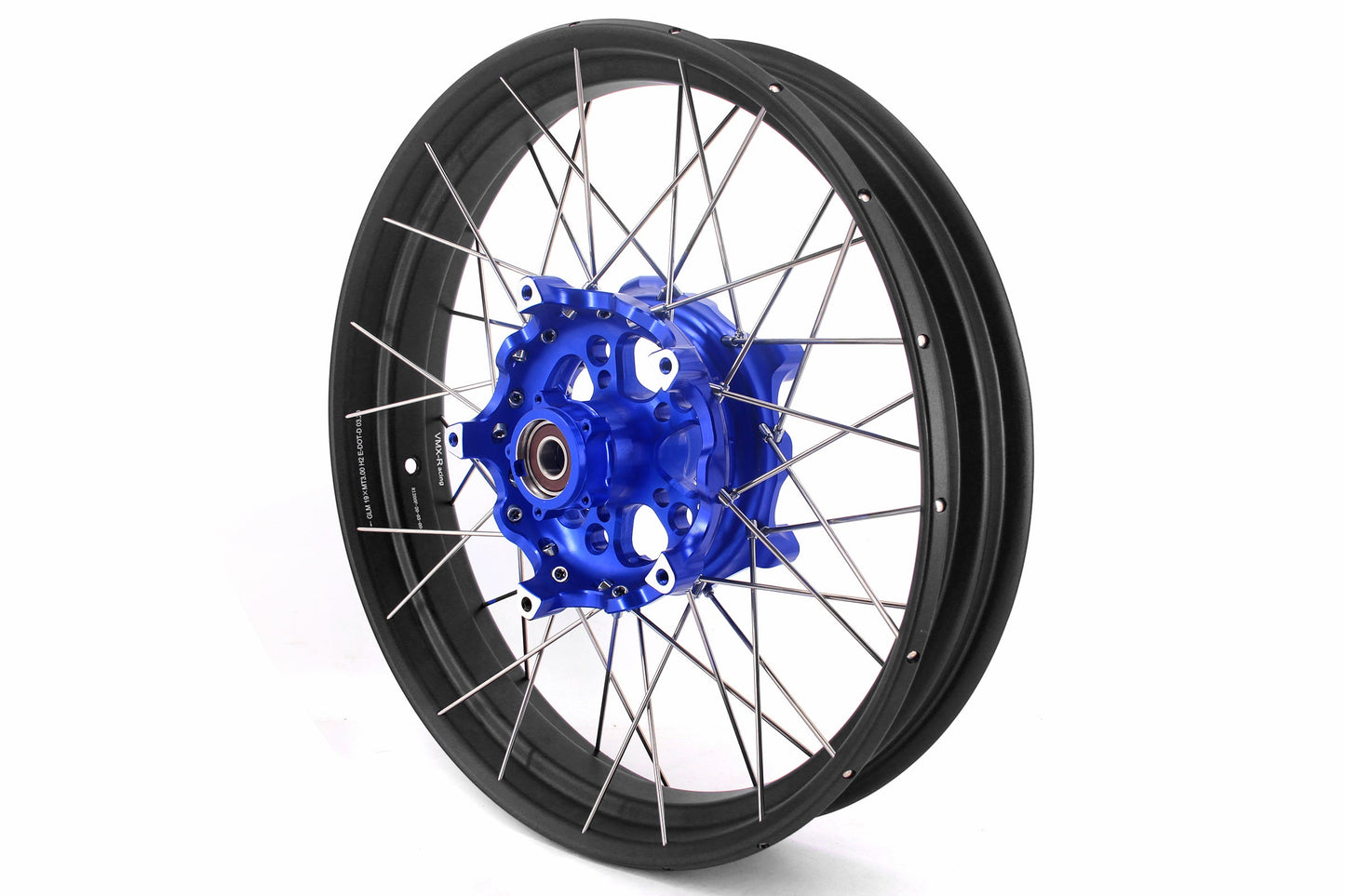 VMX 19" 17" Inch Tubeless Rims for BMW R1200GS R1200GS Adventure 2013-2020 Blue Hub & Black Rim - Howling Moto