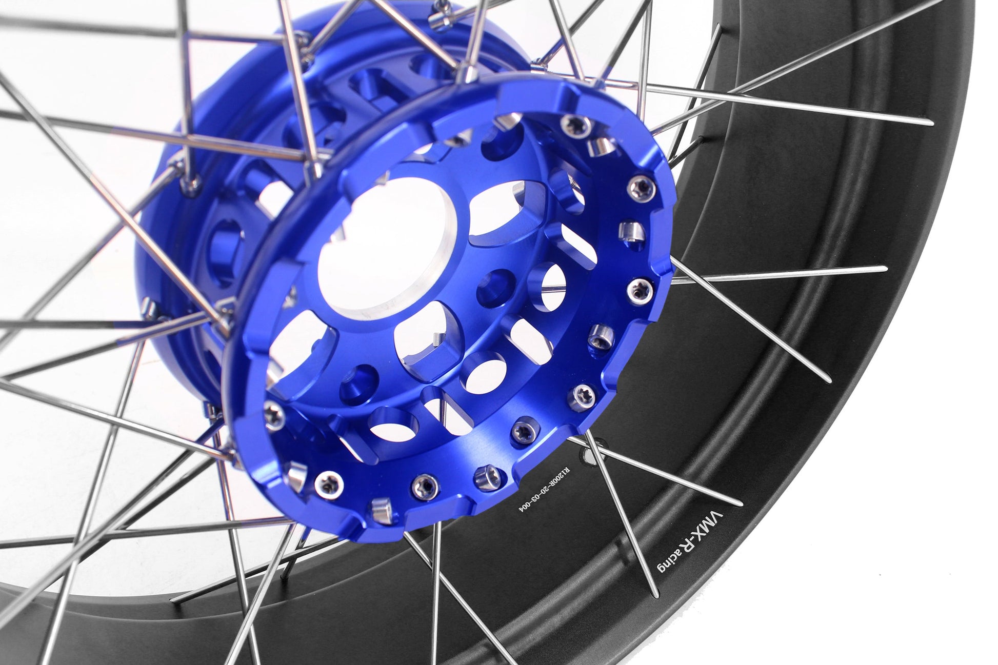 VMX 19" 17" Inch Tubeless Rims for BMW R1200GS R1200GS Adventure 2013-2020 Blue Hub & Black Rim - Howling Moto