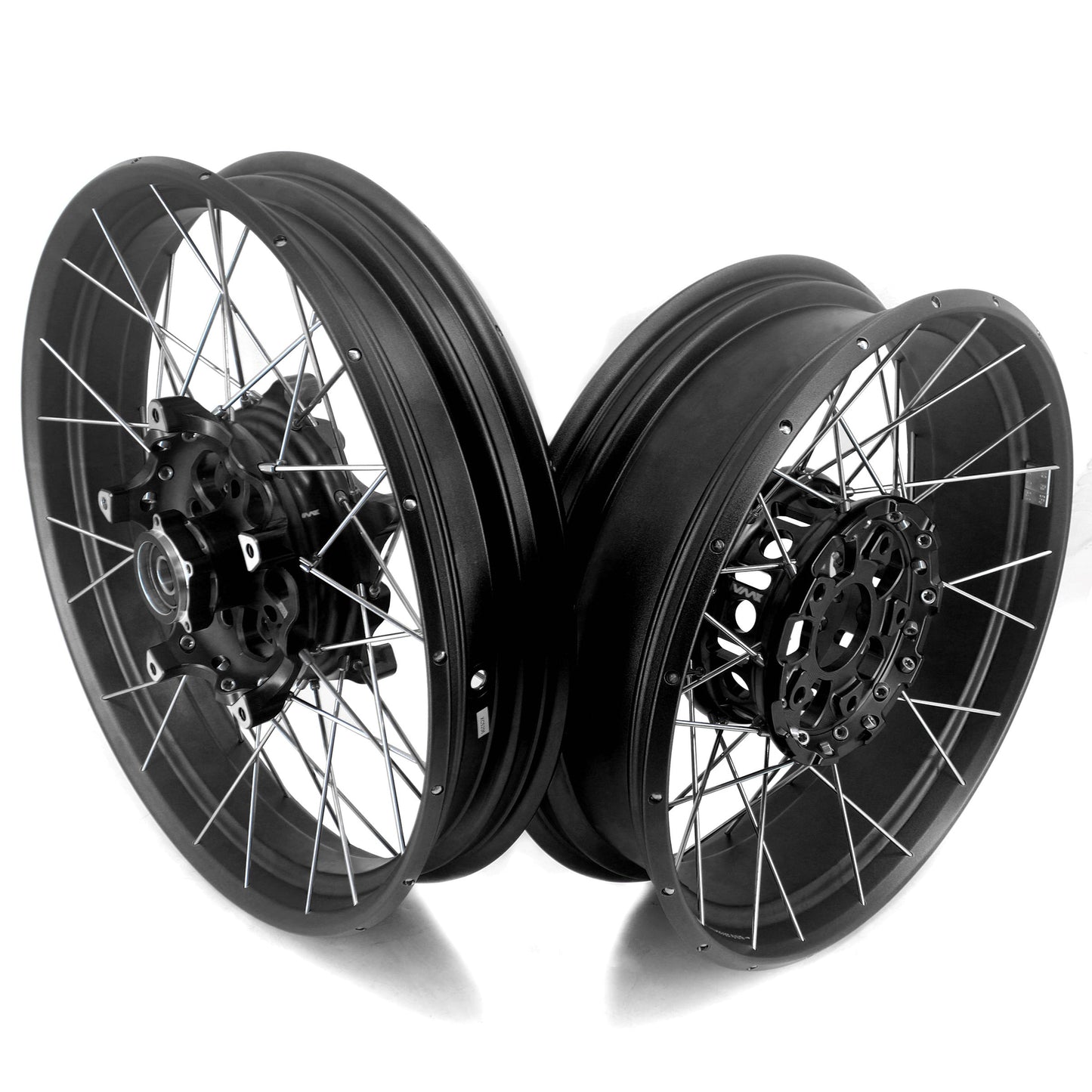 VMX 19" 17" Inch Tubeless Rims for BMW R1200GS R1200GS Adventure 2013-2020 Black Hub & Black Rim - Howling Moto