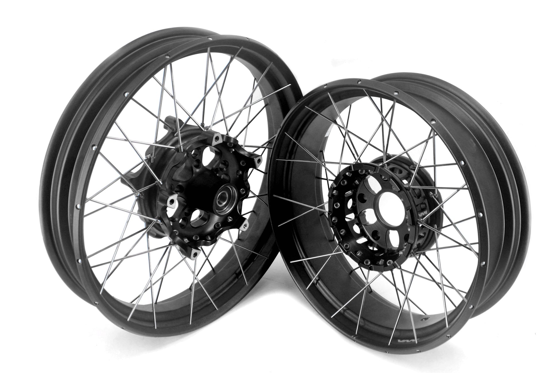 VMX 19" 17" Inch Tubeless Rims for BMW R1200GS R1200GS Adventure 2013-2020 Black Hub & Black Rim - Howling Moto
