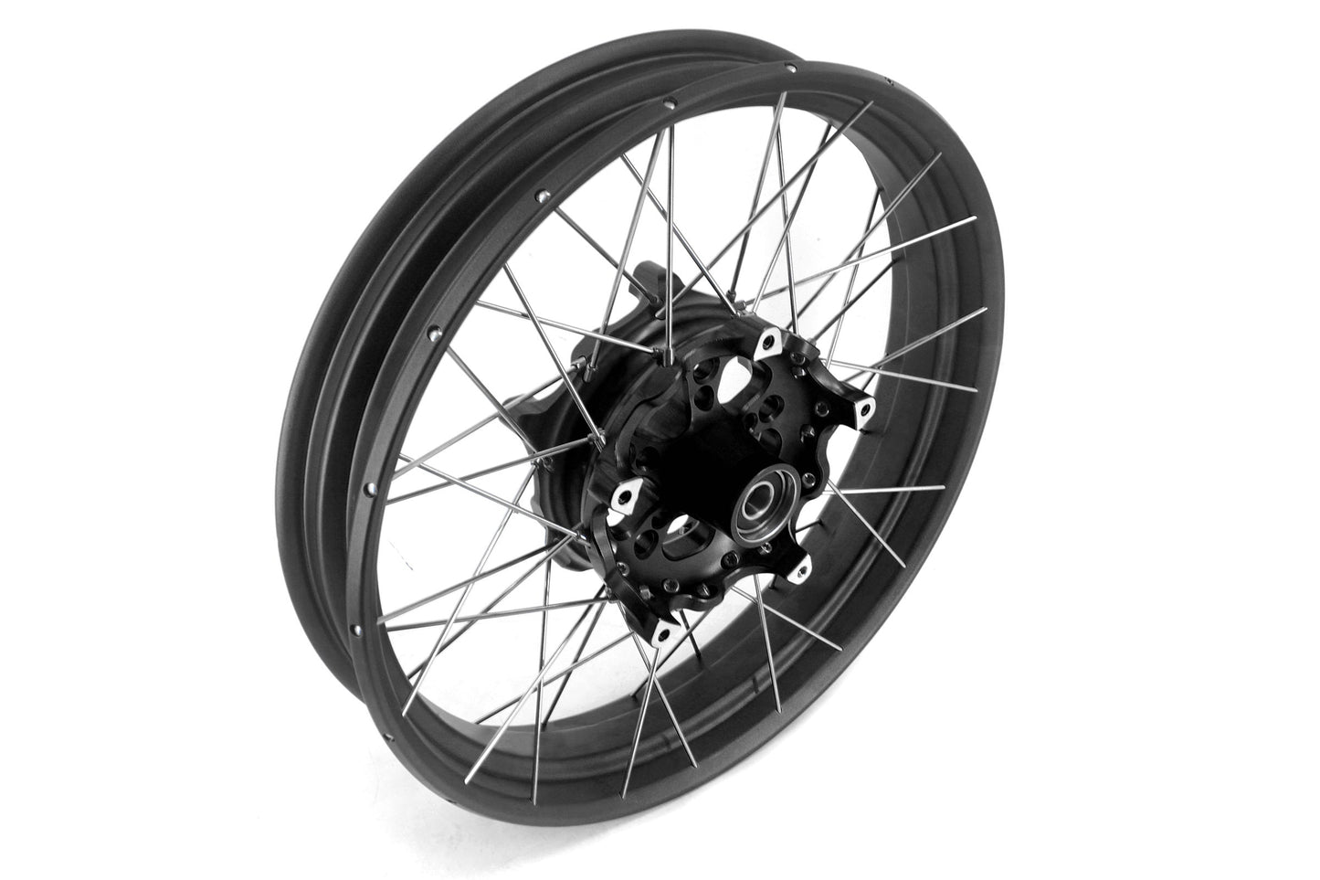 VMX 19" 17" Inch Tubeless Rims for BMW R1200GS R1200GS Adventure 2013-2020 Black Hub & Black Rim - Howling Moto