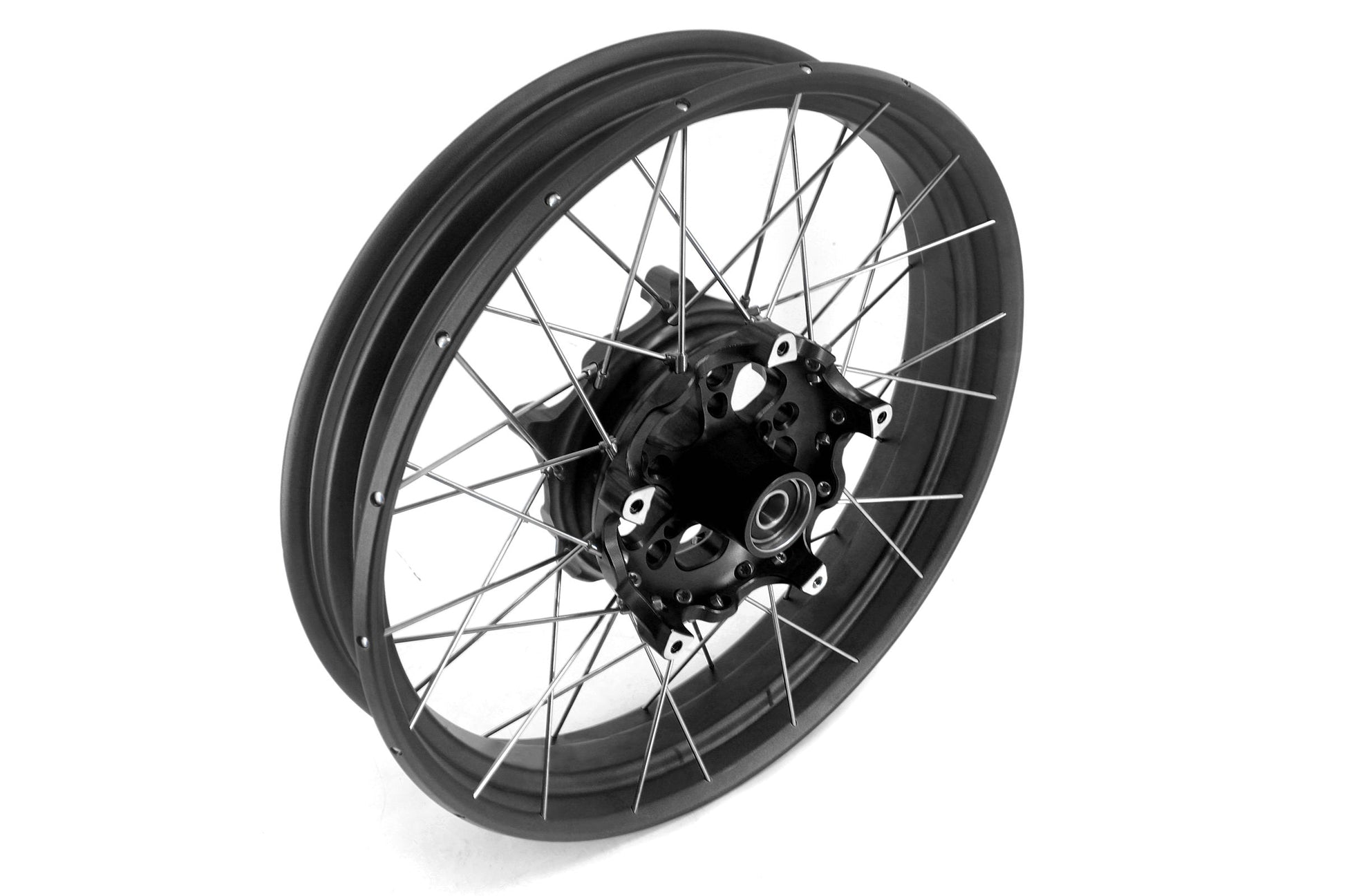 VMX 19" 17" Inch Tubeless Rims for BMW R1200GS R1200GS Adventure 2013-2020 Black Hub & Black Rim - Howling Moto