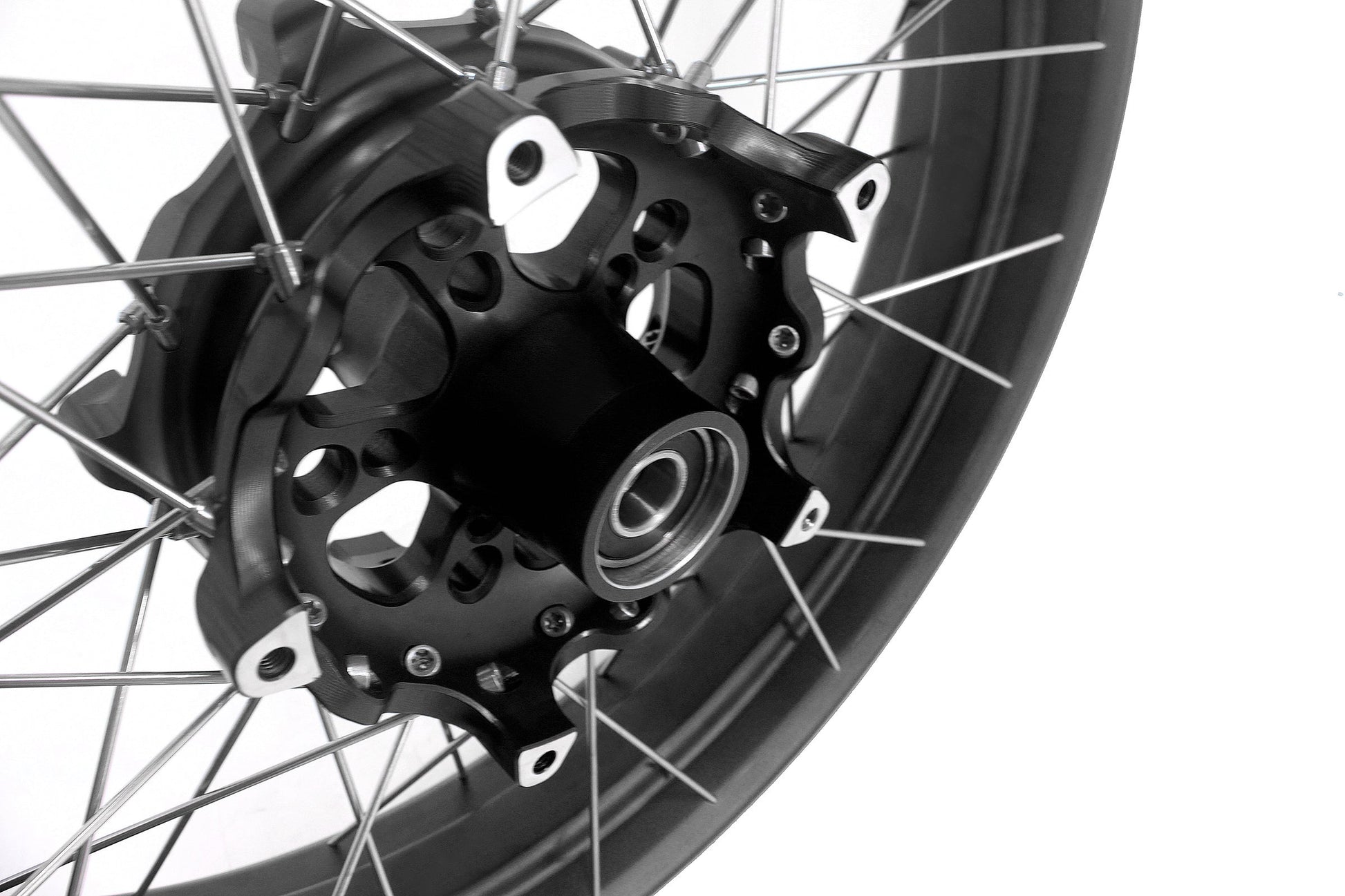 VMX 19" 17" Inch Tubeless Rims for BMW R1200GS R1200GS Adventure 2013-2020 Black Hub & Black Rim - Howling Moto