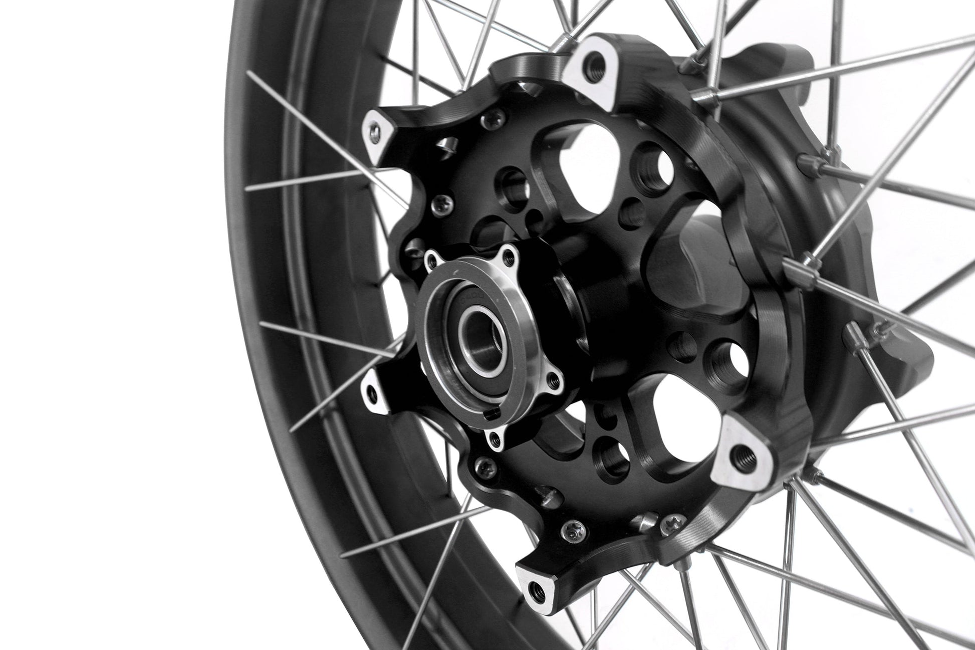 VMX 19" 17" Inch Tubeless Rims for BMW R1200GS R1200GS Adventure 2013-2020 Black Hub & Black Rim - Howling Moto