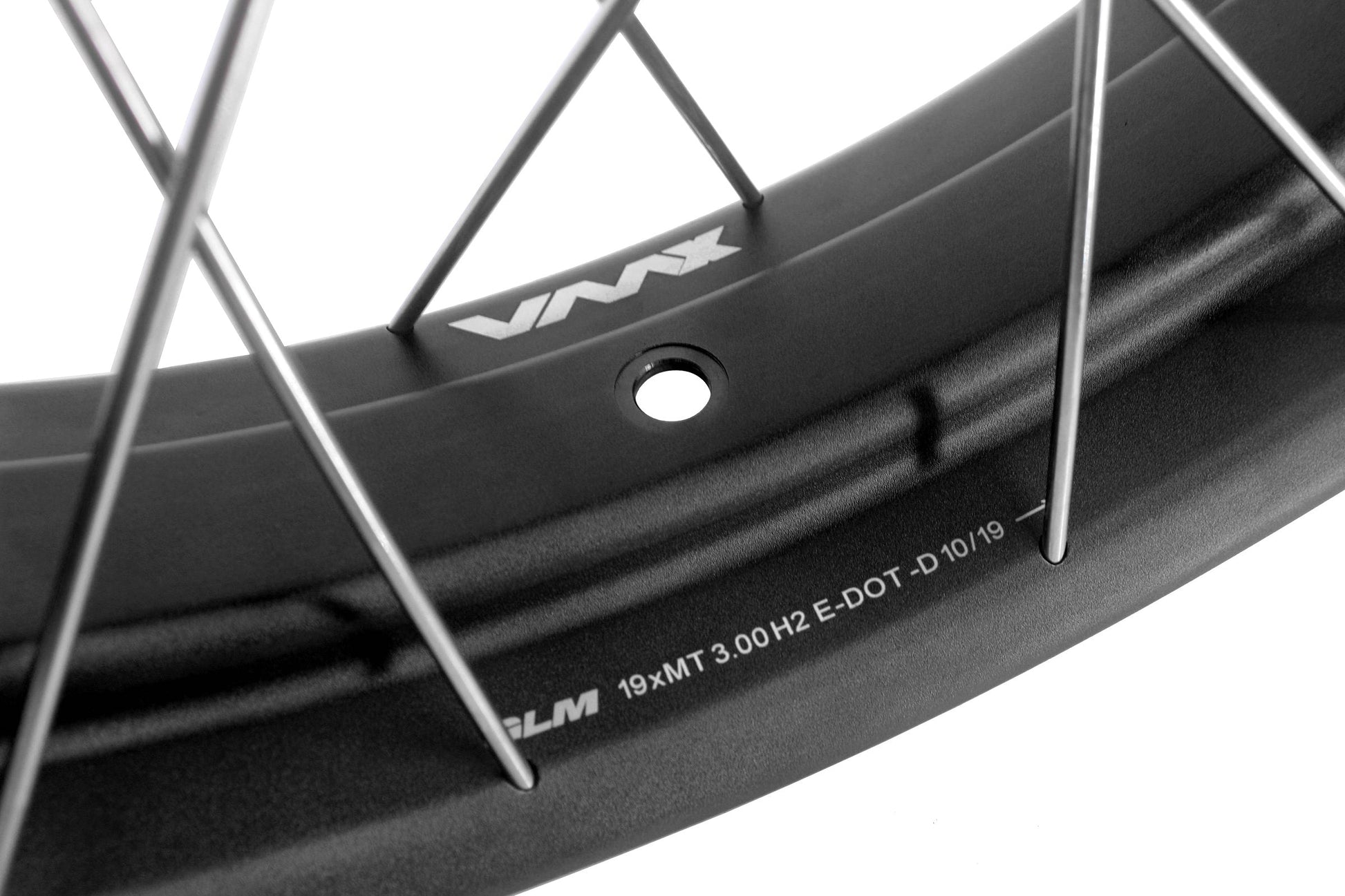 VMX 19" 17" Inch Tubeless Rims for BMW R1200GS R1200GS Adventure 2013-2020 Black Hub & Black Rim - Howling Moto