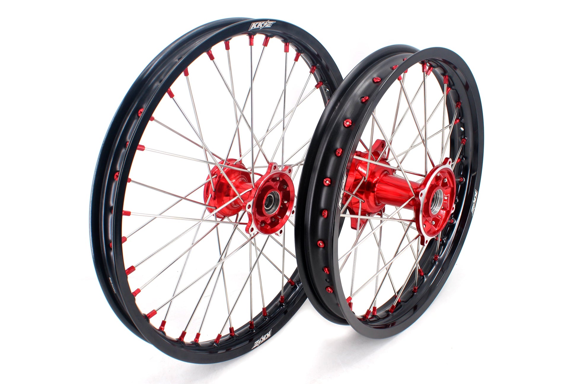 KKE 21" 18" Cast Aluminum Wheels Rims For HONDA CRF250R CRF450R CRF450L CRF450X CRF450RL 2025 - Howling Moto