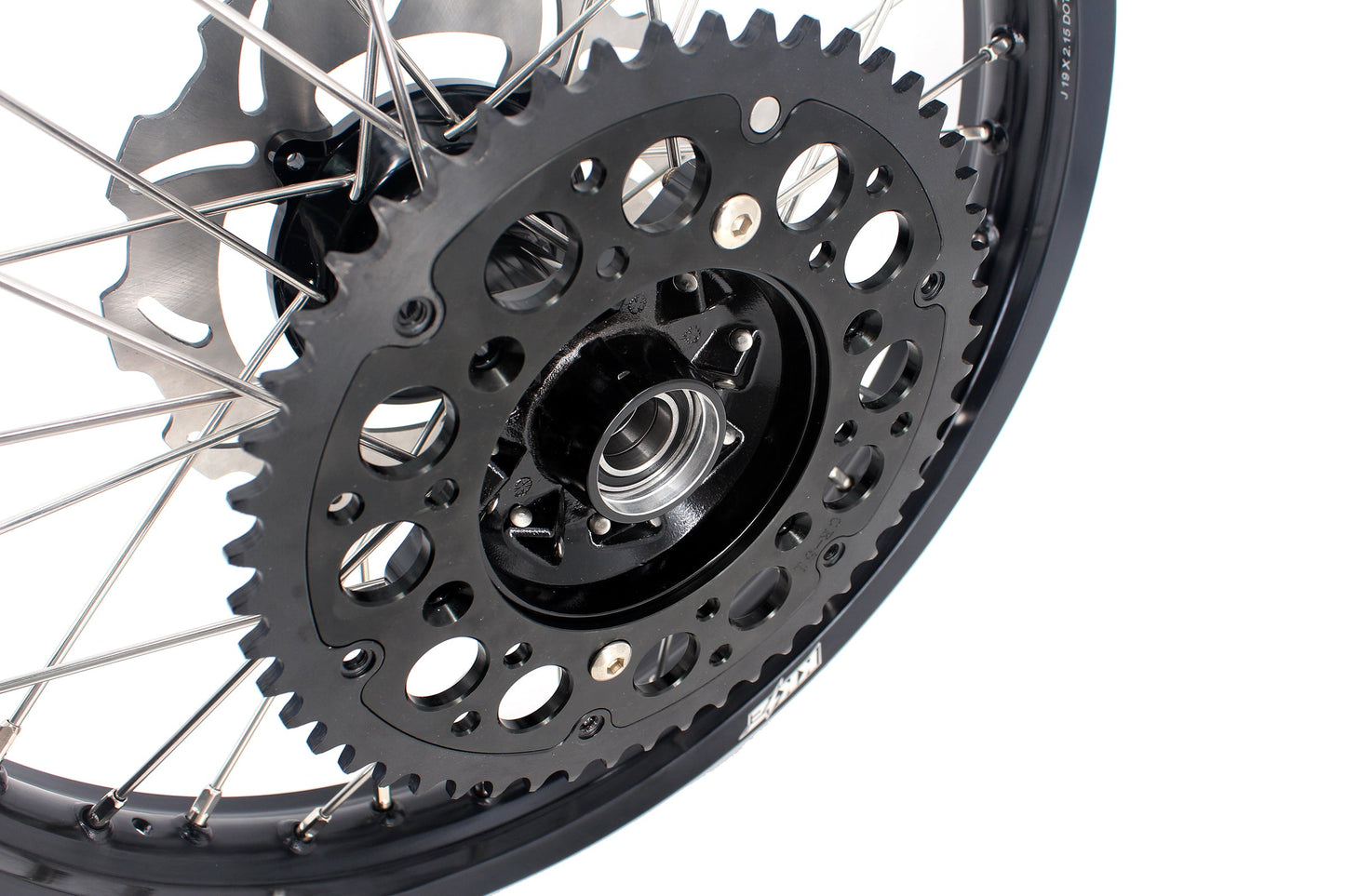 KKE 21 & 19 Casting Wheels Set for HONDA CR125R 1995-1997 CR250R 1995-1996 Black&Black - Howling Moto