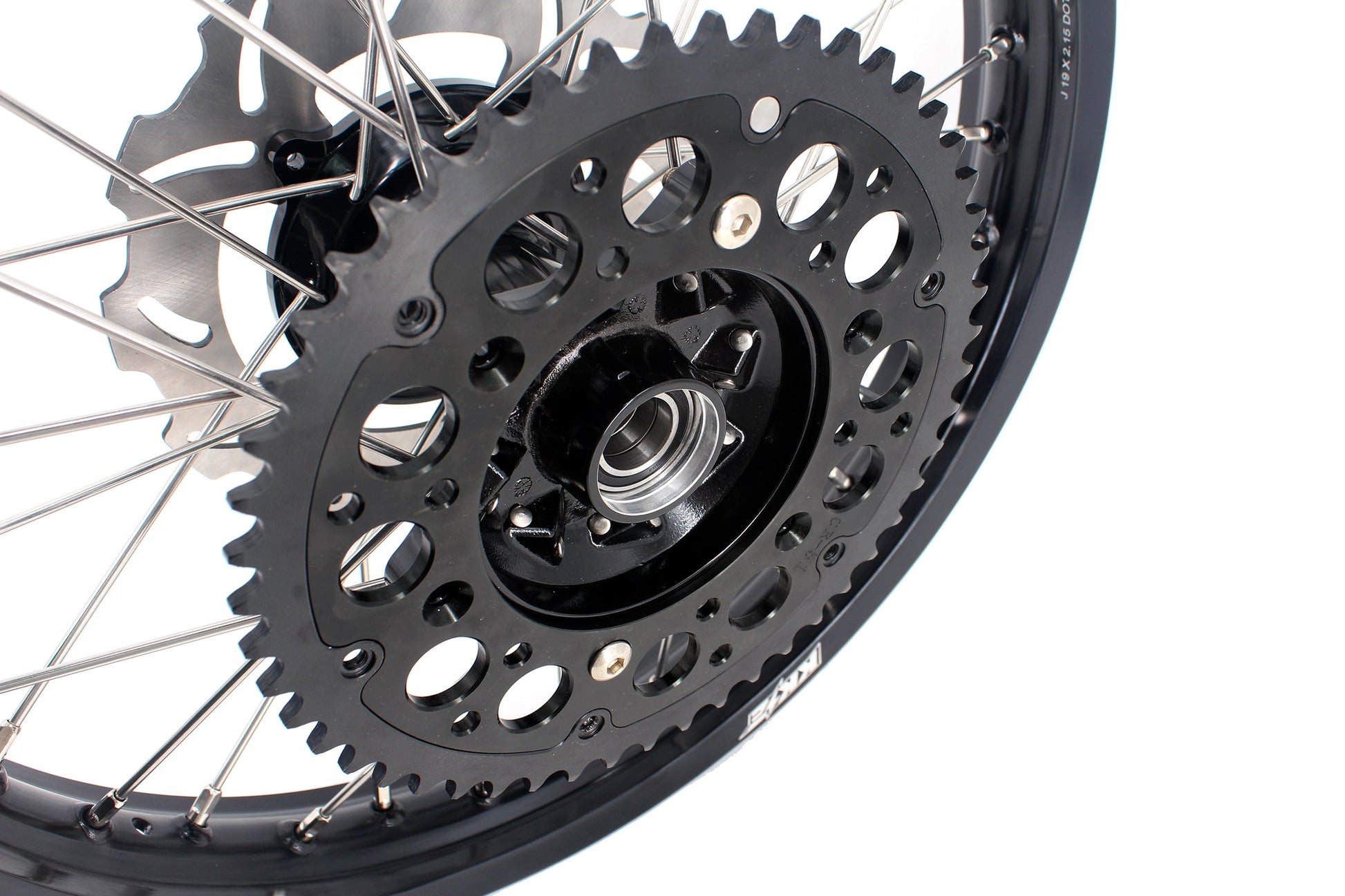 KKE 21 & 19 Casting MX Rims for Honda XR400R 96-04 XR600R 91-2000 240MM/220MM Disc Black&Black - Howling Moto