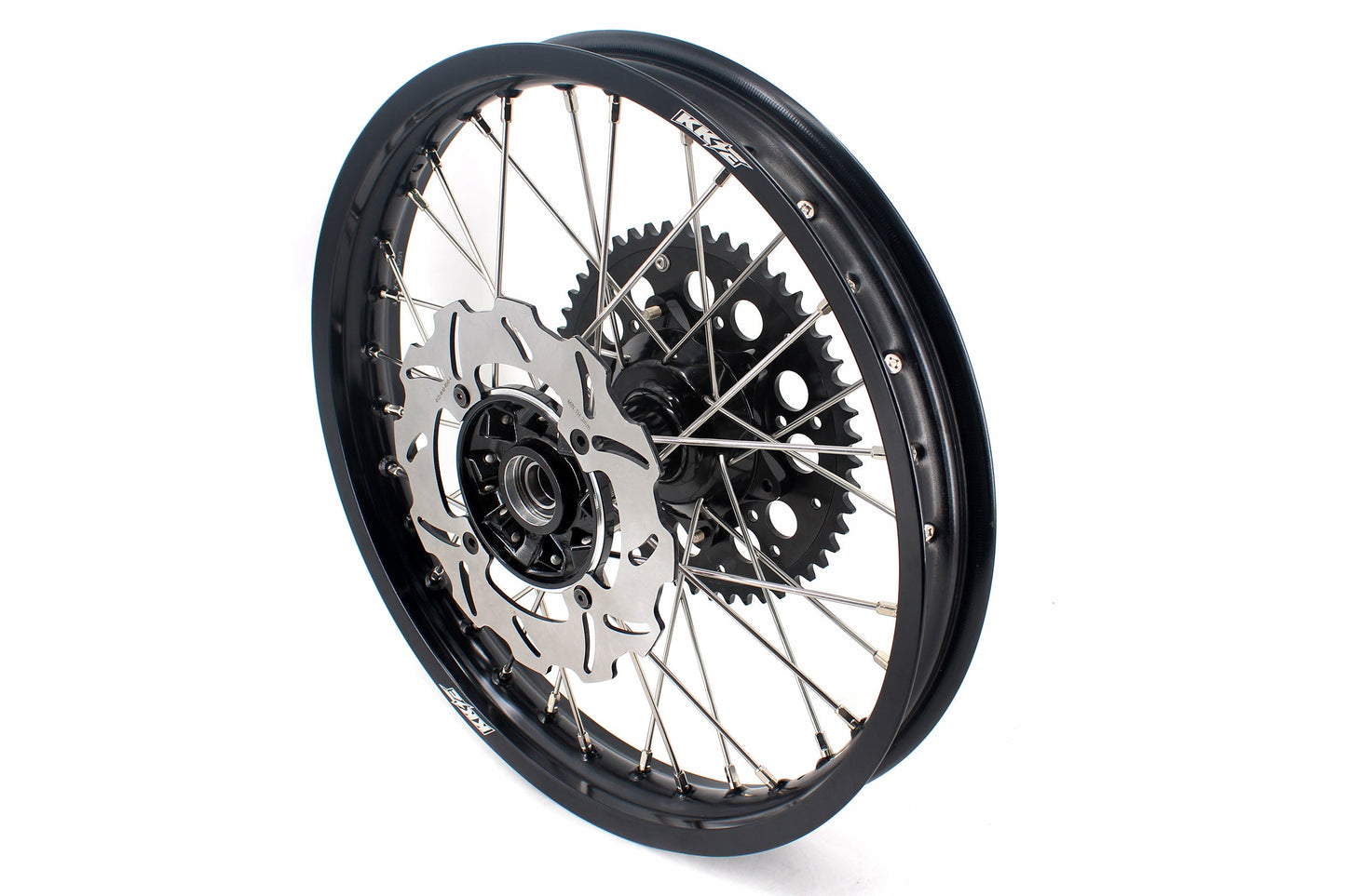 KKE 21 & 19 Casting MX Rims for Honda XR400R 96-04 XR600R 91-2000 240MM/220MM Disc Black&Black - Howling Moto
