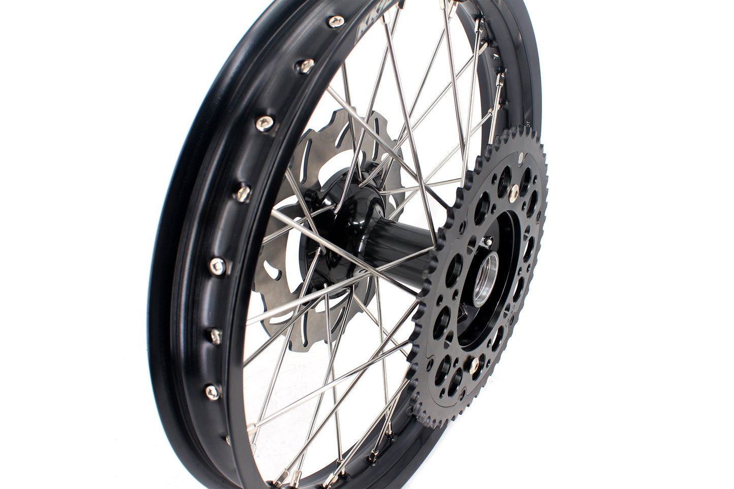 KKE 21 & 19 Casting MX Rims for Honda XR650R 2000-2008 240MM/240MM Disc Black&Black - Howling Moto