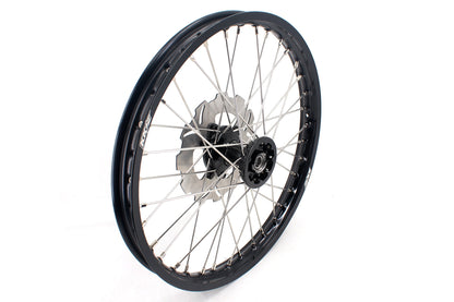 KKE 21 & 19 Casting MX Rims for Honda XR400R 96-04 XR600R 91-2000 240MM/220MM Disc Black&Black - Howling Moto
